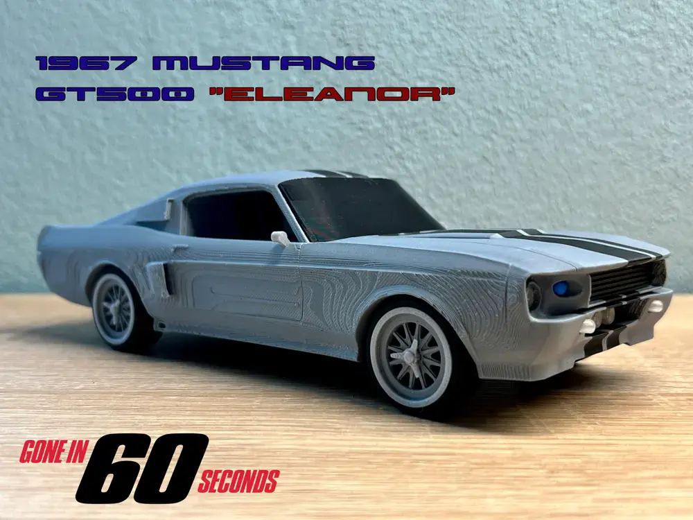 ماکت فورد موستانگ الینور GT500 فیلم شصت ثانیه، نمای ۱