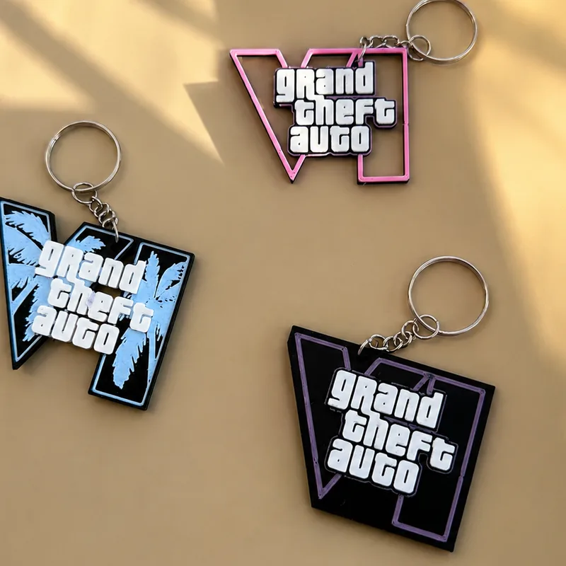 ست جاکلیدی GTA 6 جاکلیدی گیمینگ سه طرح، نمای ۱